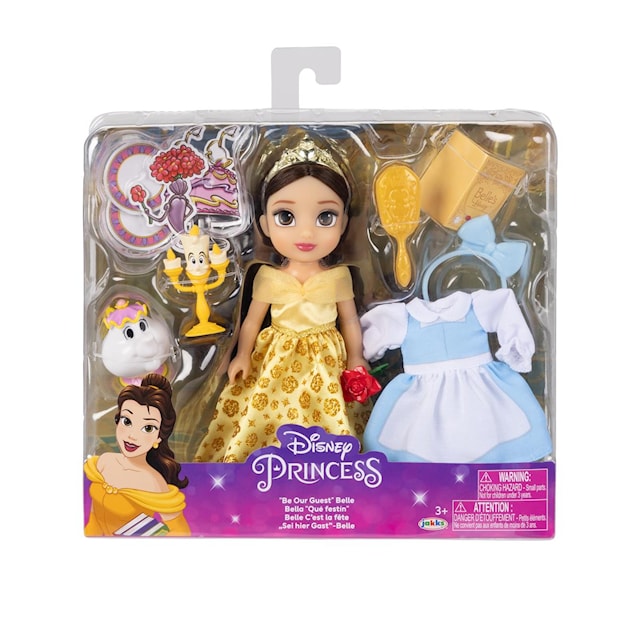 Tuotekuva 5 - Belle nukke tarvikkeineen 15 cm Disney Princess
