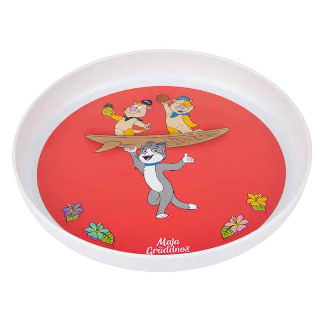 Produktbilde 1 for Pelle Svansløs Flat tallerken med kant Korall Rätt Start