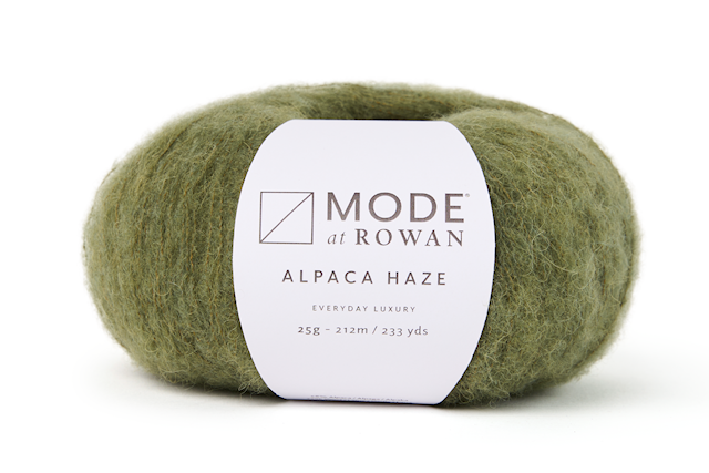 Alpaca Haze Alpacka mix, 50 gr Khaki 018 Mode at Rowan