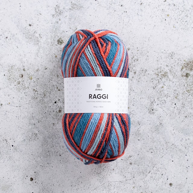 Produktbild 1 för Raggi Garn Ullmix 100 g Burnt Film 253 Järbo