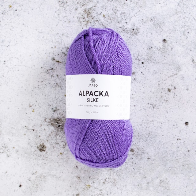 Alpacka Silke 50g Lilac Allium (22) Järbo