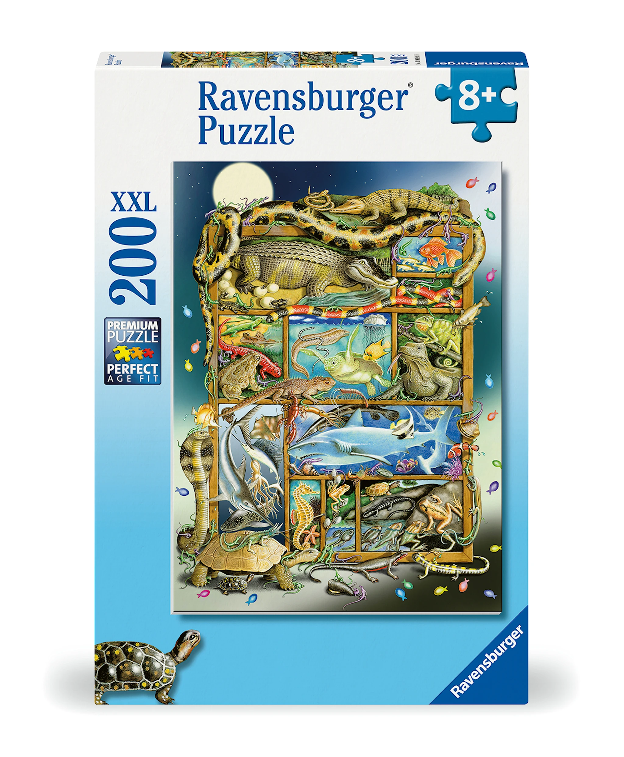 Produktbilde for Palapelit Fish And Reptile Menagerie 200 XXL brikker, Ravensburger