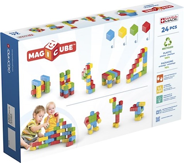 Tuotekuva 2 - Geomag Magicube Full Color Recycled 24 Osaa