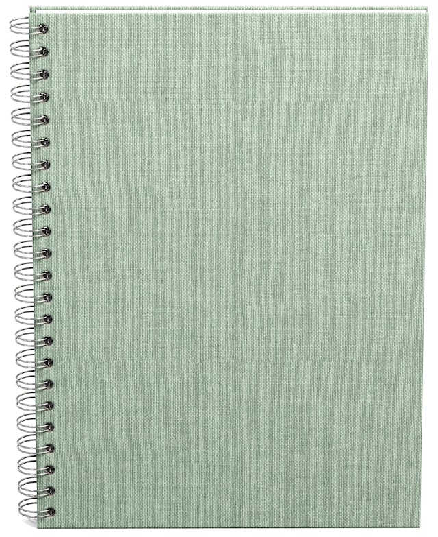 Produktbild 1 för Anteckningsbok A4 Linjerad Soft Teal 90 Blad Bigso Box of Sweden