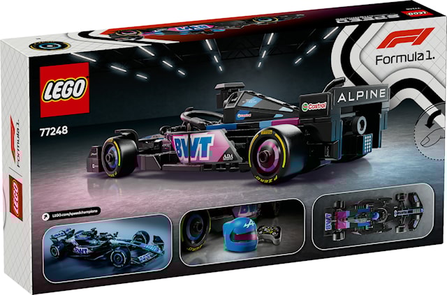 Tuotekuva 3 - BWT Alpine F1® Team A524 ‑kilpa-auto LEGO® Speed Champions (77248)