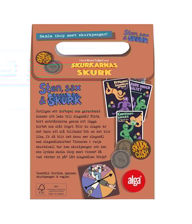 Produktbild 2 för Sten sax skurk - Skurkarnas skurk, Alga (SE)