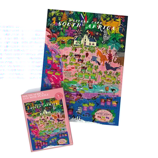 Tuotekuva 7 - Viinipalapeli - Etelä-Afrikka 1000 palaa Water and Wines