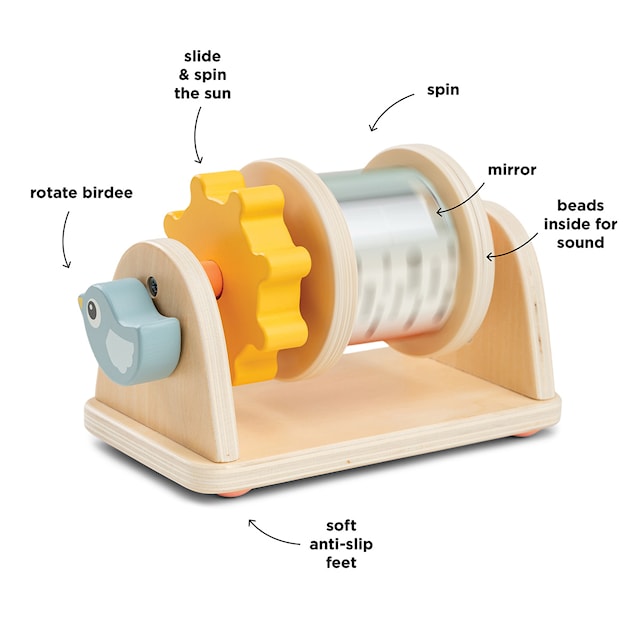 Produktbild 2 för Spinner Aktivitetsleksak Birdee Done By Deer