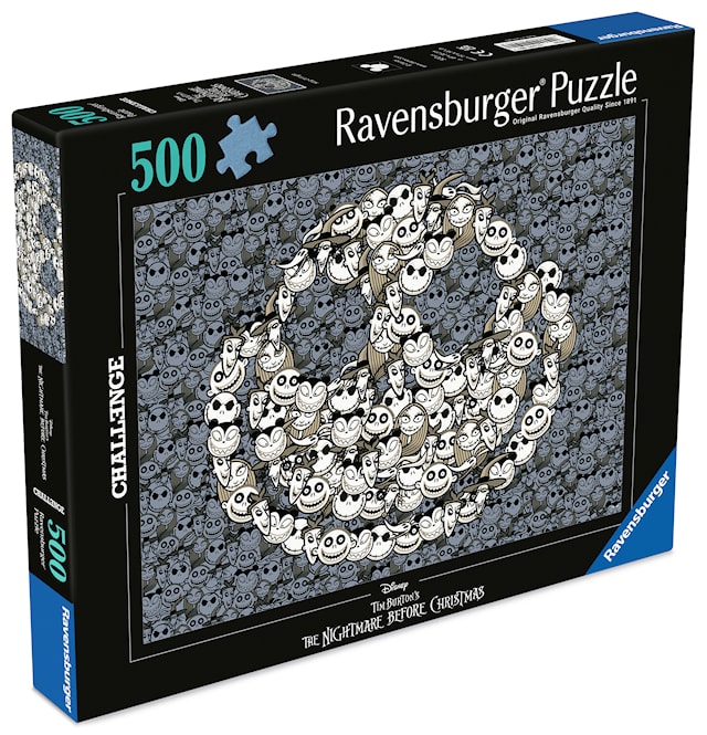 Produktbild 4 för Nightmare Before Christmas Julpussel 500 Bitar, Ravensburger