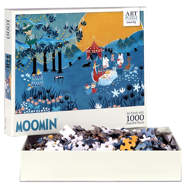 Moomin Art Blue Pussel 1000 bitar