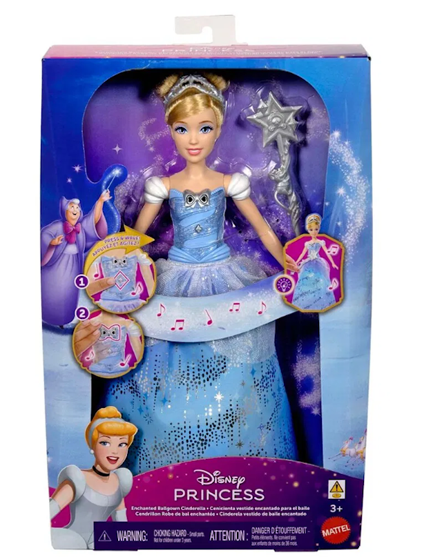 Produktbild 5 för Disney Princess Light-Up Askungen Docka