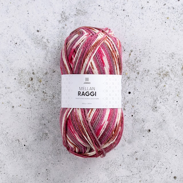 Produktbilde 1 for Mellanraggi Garn Ullmiks 100 g Tunnel of Love 460 Järbo