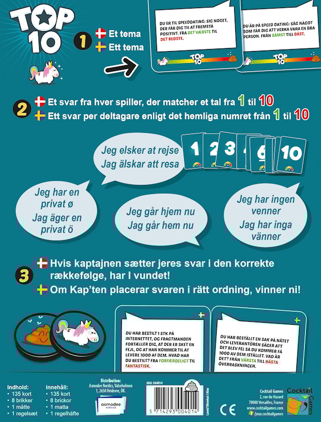 Produktbild 3 för Top 10 (DK/SE)