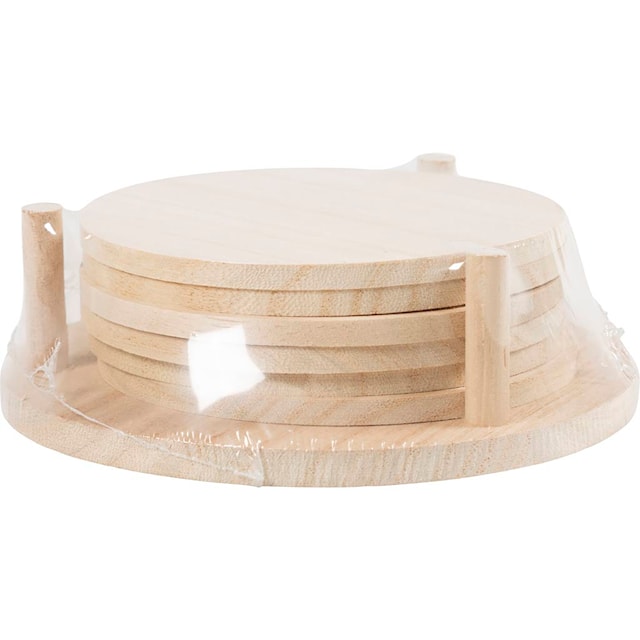 Produktbilde 4 for Brikker, dia. 9,5 cm, tykkelse 5 mm, 6 stk./ 1 pk.