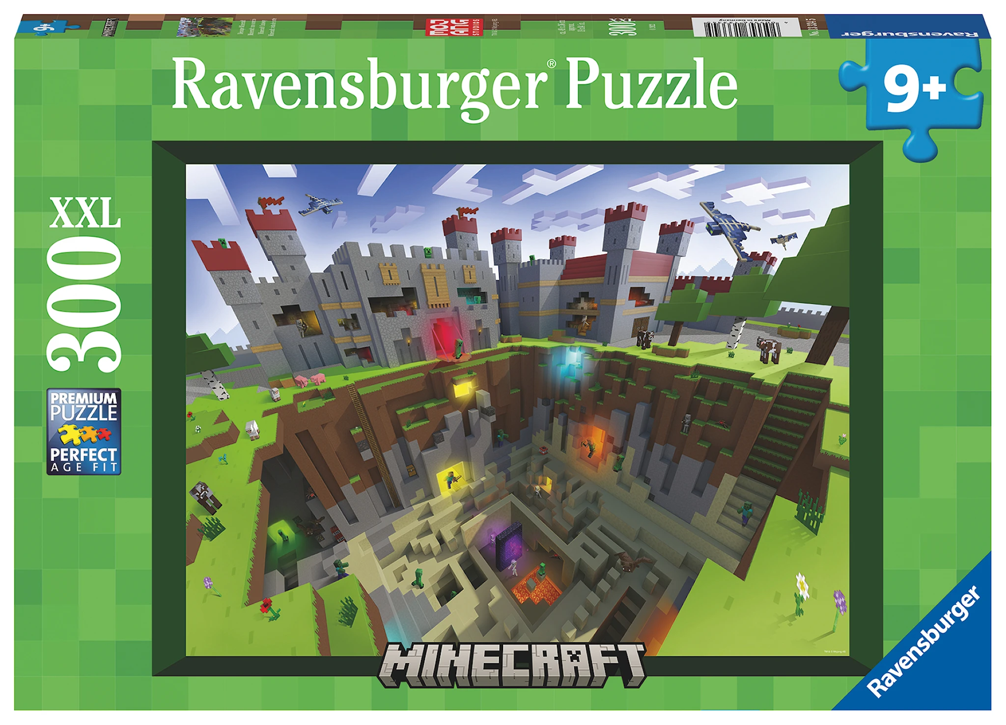 Tuotekuva ille Minecraft Cutaway Palapelit 300 palaa Ravensburger