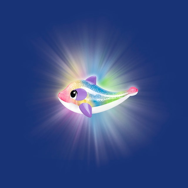 Produktbilde 4 for Glitrende delfin med magisk lys ABC
