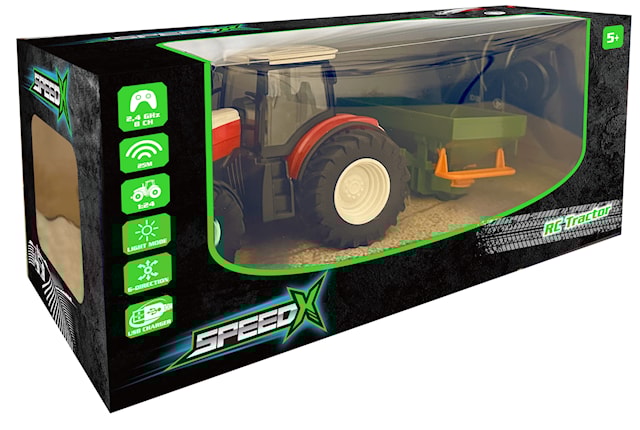 Produktbilde 3 for Radiostyrt Traktor med Henger RC SpeedX