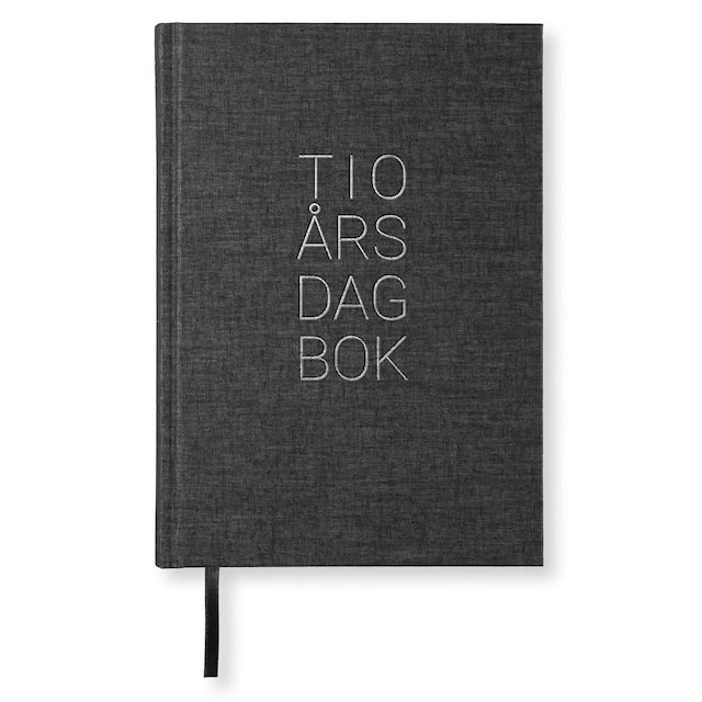 Produktbild 1 för 10-Års Dagbok A5 Transparent Black Paperstyle