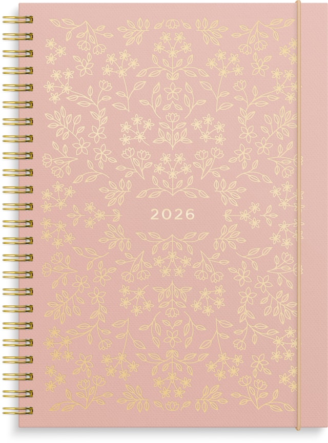 Tuotekuva 1 - Kalenteri 2026 Life Planner Roosa A5 Burde