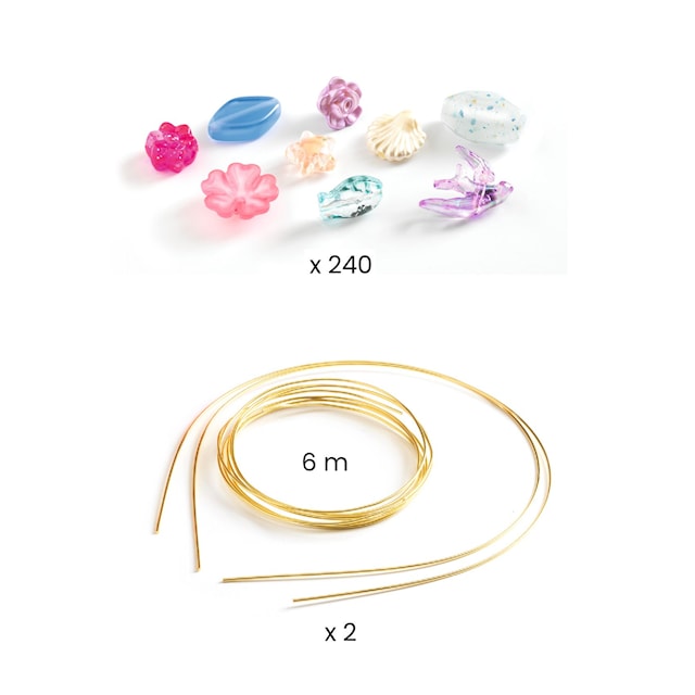 Produktbild 2 för Pysselset Tiaror Djeco Blå