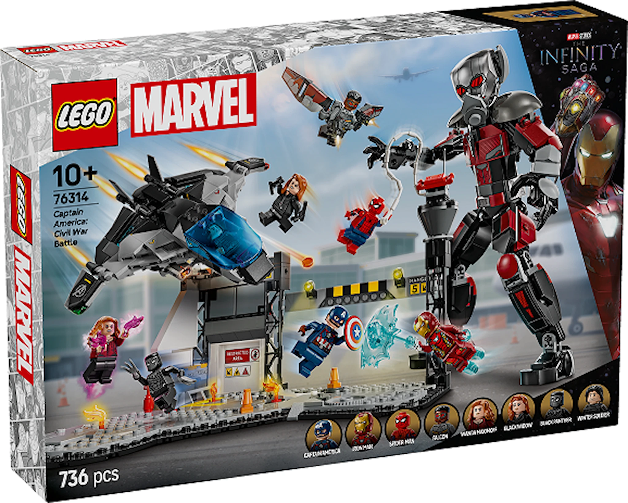 Produktbild för Captain America: Civil War actionstrid LEGO® Super Heroes (76314)