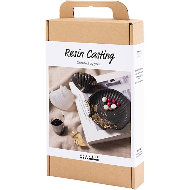 Produktbild 7 för DIY Kit Resingjutning Snäcka Svart Guld Creativ Company