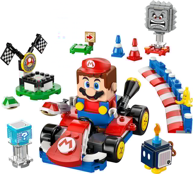 Tuotekuva 2 - Mario Kart™ – Interaktiivinen LEGO® Mario™ ja Standard Kart LEGO® Super Mario (72043)
