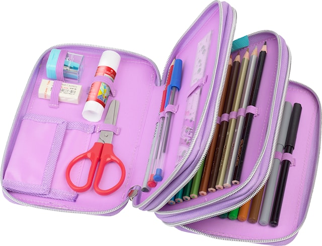 Produktbild 2 för Pennfodral trippel Unicorn Faber Castell