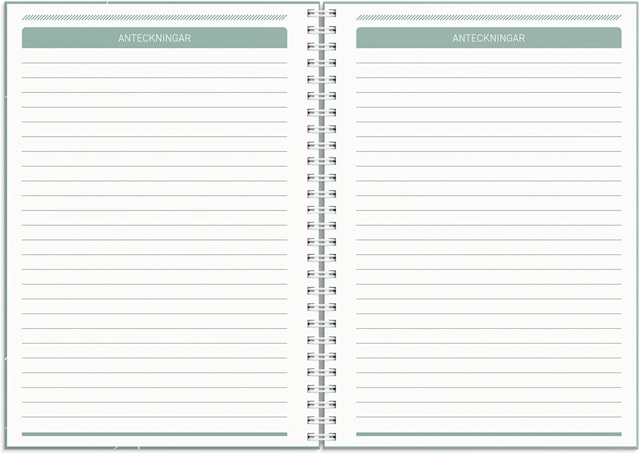 Produktbild 2 för Kalender 2026 A5 Få det gjort Grön Burde