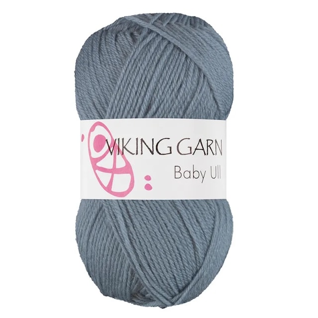 Baby Ull 50 g Kyyhkysensininen 393 Viking Garn