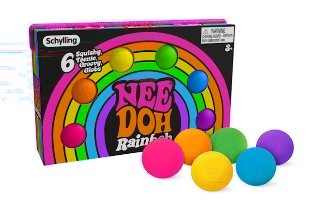 NeeDoh Teenie Rainbow 6-Pack