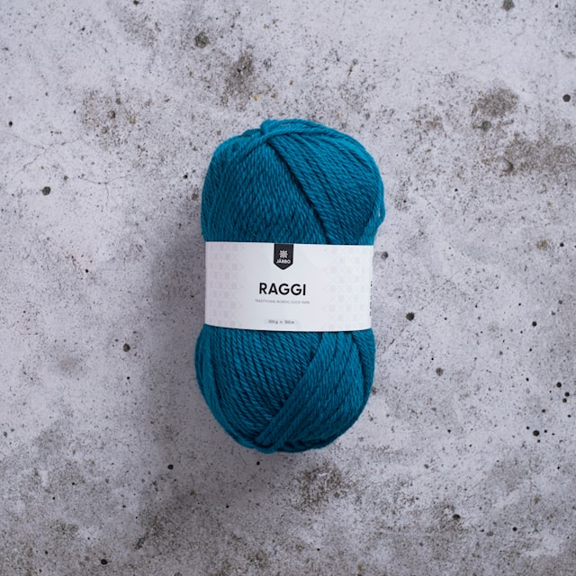 Raggi Garn Ullmix 100 g Petrol 15123 Järbo