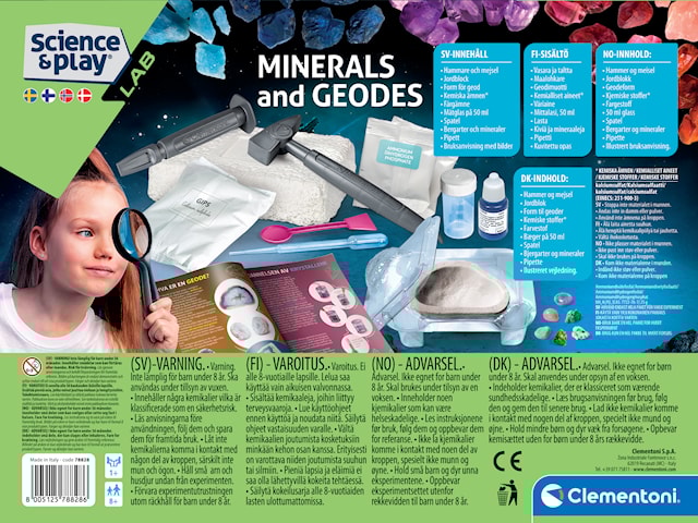 Produktbild 3 för Minerals and Geodes (Nordic) Clementoni