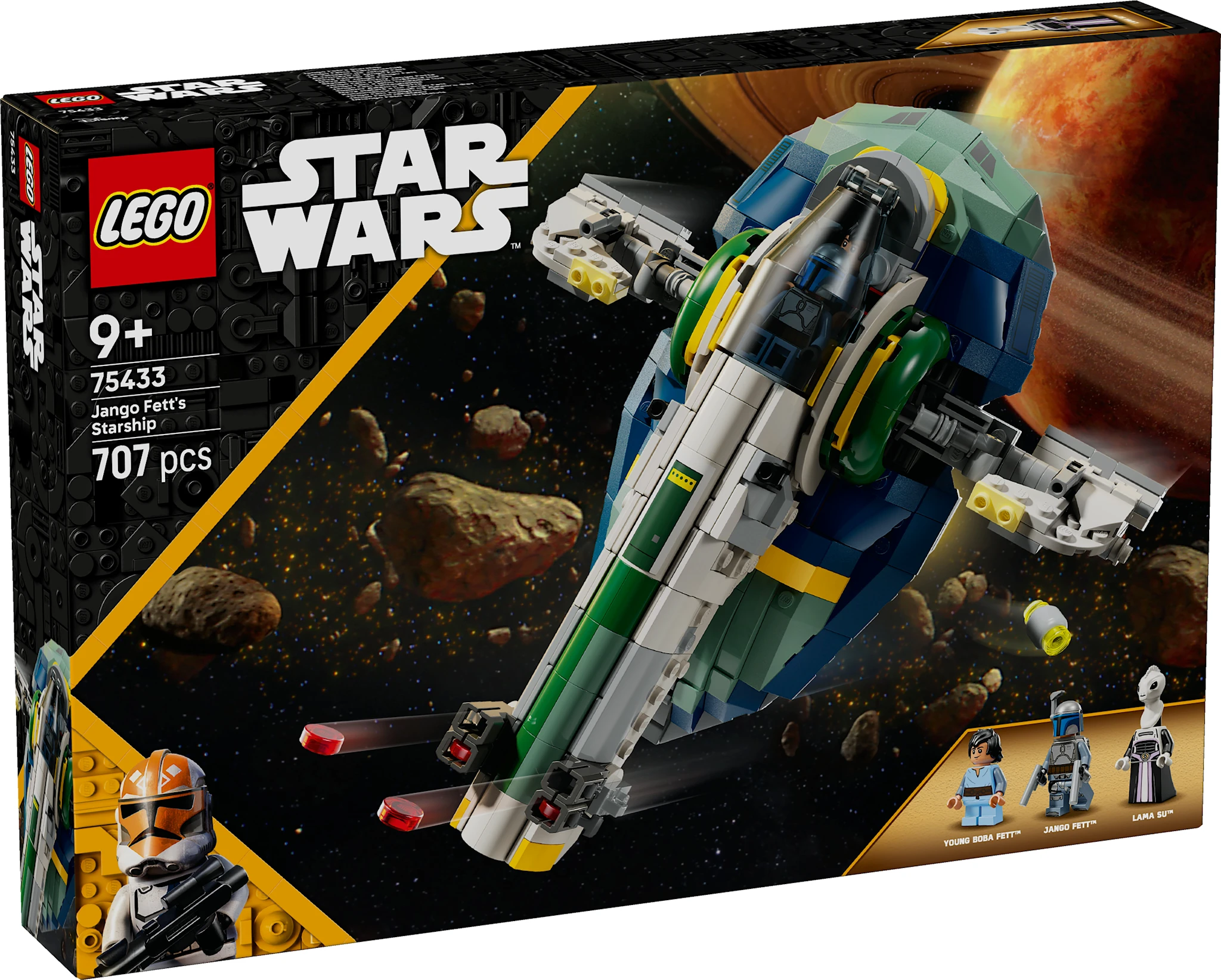 Produktbild för Jango Fett's Starship LEGO® Star Wars™ (75433)