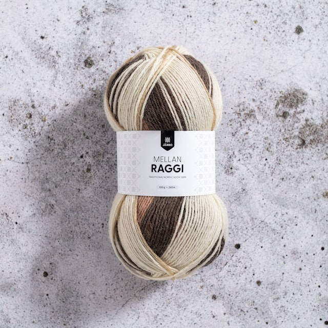 Tuotekuva 1 - Mellanraggi Villasekoite 100 g Gradient Beige Järbo