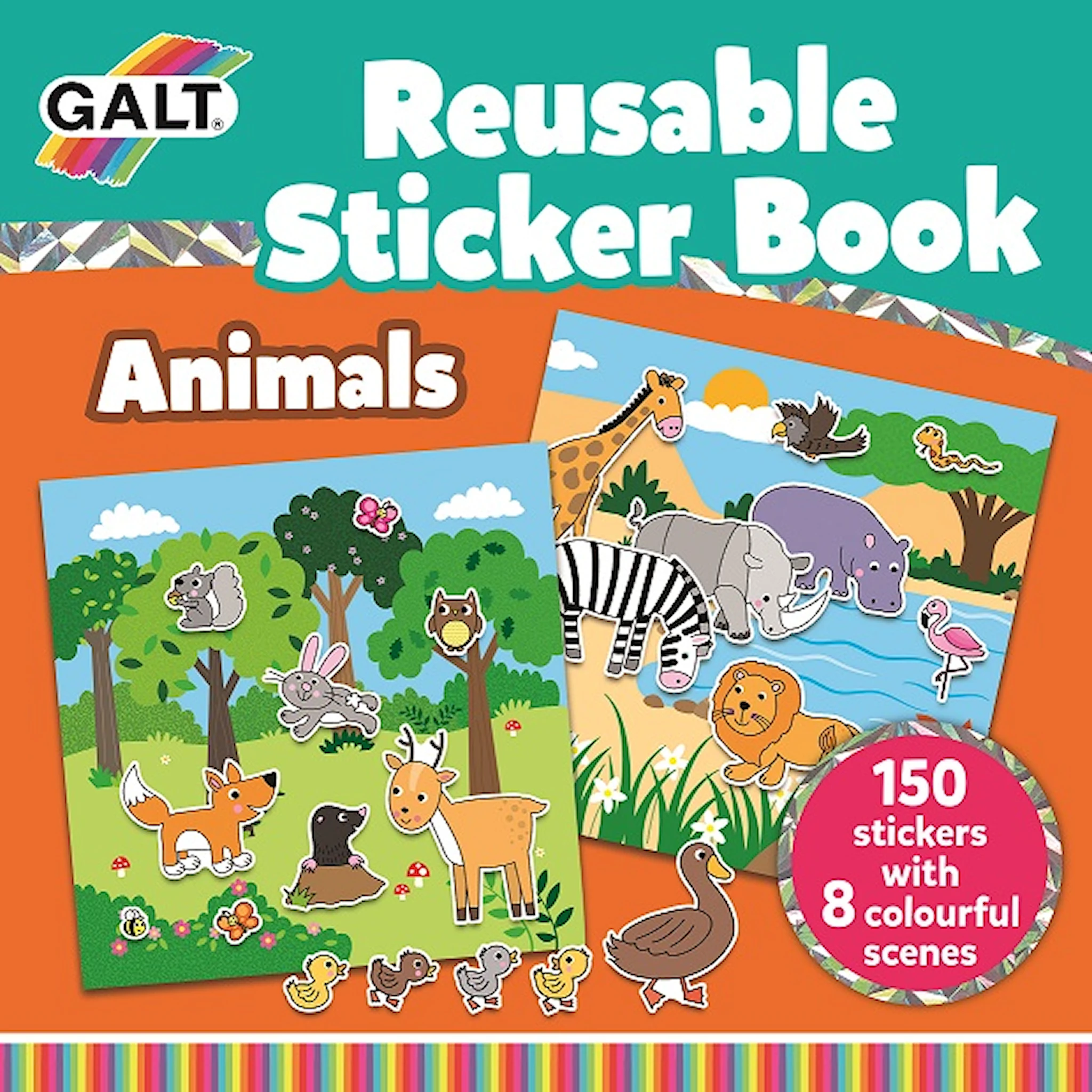 Produktbilde for Klistremerkebok Dyr