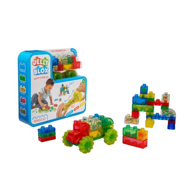 Produktbilde 3 for Sensoriske og myke byggeklosser for lastebiler Jelly Blox