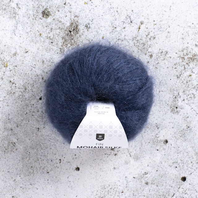 Fin Mohair Silk Lanka 25 g Midnight Sail 42 Järbo