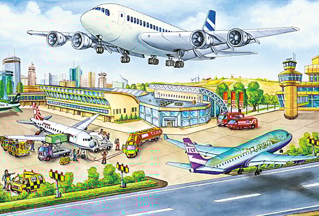 Produktbild 4 för Fordon Pusselväska 2x26 bitar & 2x48 bitar Schmidt