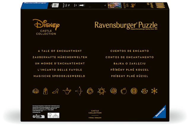 Tuotekuva 5 - Disney Castle Tiana Palapelit 1000 palaa, Ravensburger