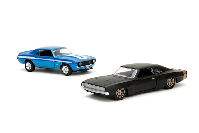 Produktbild 2 för Fast & Furious Dubbelpack Dodge Charger & Chevrolet Camaro 1:32 Jada Toys