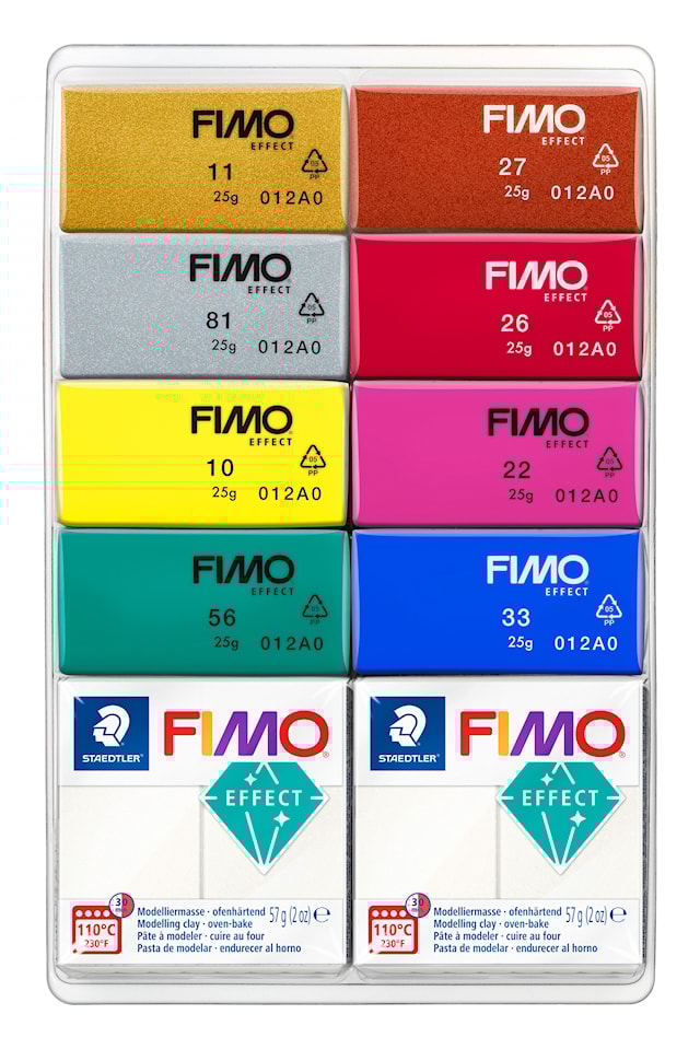 Produktbild 3 för Fimo Modellera Effect Set Mix Mica Pearl Staedtler
