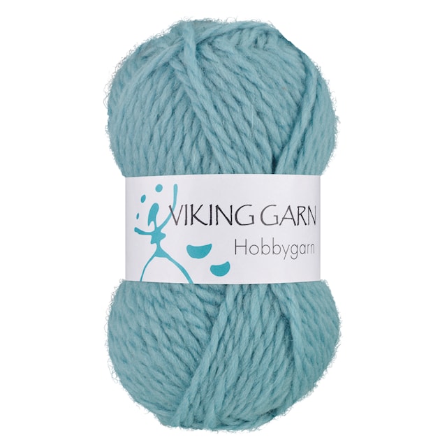 Hobbygarn 50 g Lys petrol 929 Viking Garn