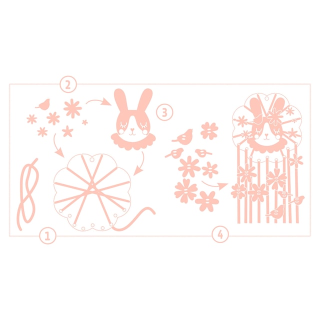 Produktbilde 3 for DIY Kit Dreamcatcher Rabbit Djeco