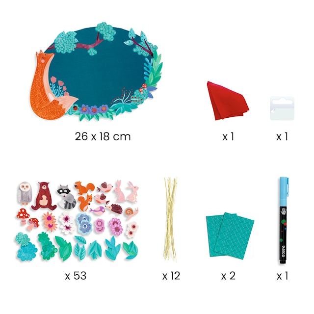 Produktbild 1 för DIY-Kit Skylt med Naturtema Djeco