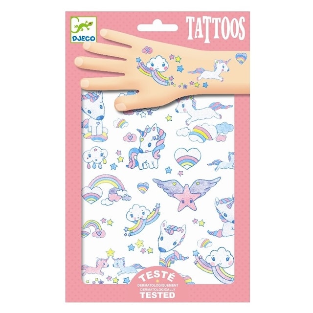 Tatuering Unicorns, Djeco
