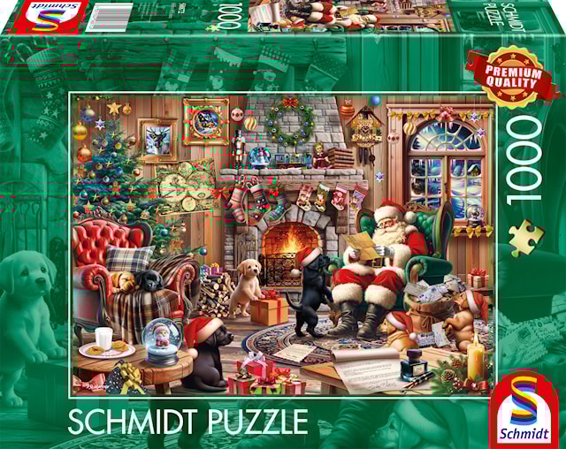 Produktbild 1 för Cosy Christmas Julpussel 1000 Bitar Schmidt