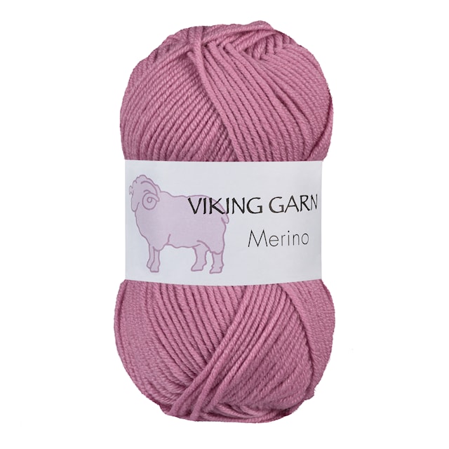 Viking Merino Garn 50 g Rosa 865 Viking Garn