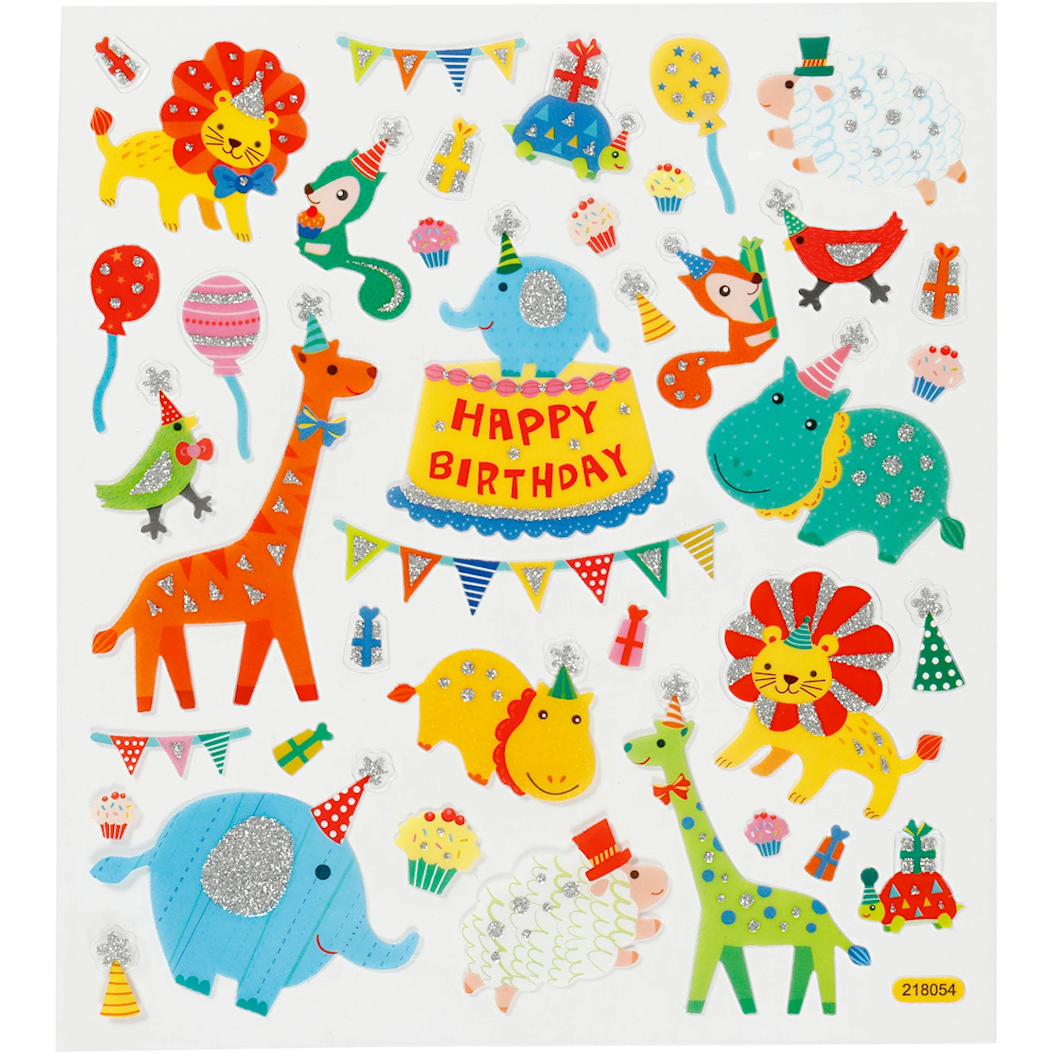 Tuotekuva ille Tarrat, Eläinorkesteri, arkki 15x16,5 cm, 1 ark