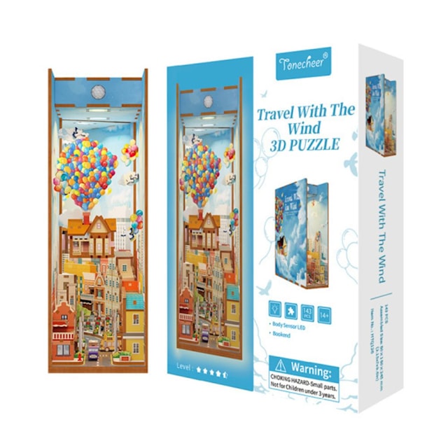 Produktbild 1 för Book Nook Travel with the Wind, Tonecheer